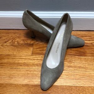 Charles Jourdan suede pumps